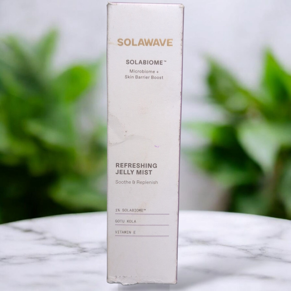 Solawave Jelly Mist Toner Solabiome Probiotic Spray Hydrate Skin Barrier 3.4 oz